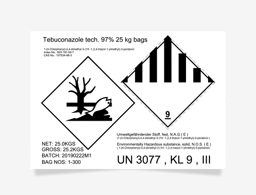 海污警示化工標(biāo)簽